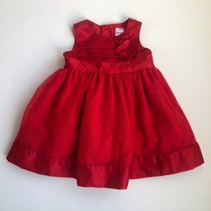 CARTER’S RED HOLIDAY SPECIAL OCCASION  DRESS SIZE 6 MONTHS
